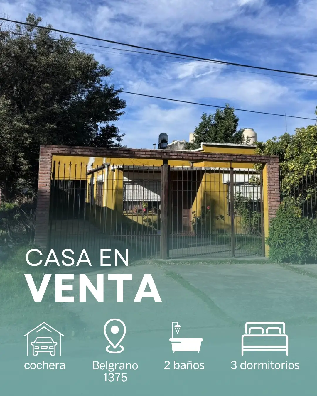 Casa de 3 dormitorios en venta en Concepción del Uruguay — foto 1