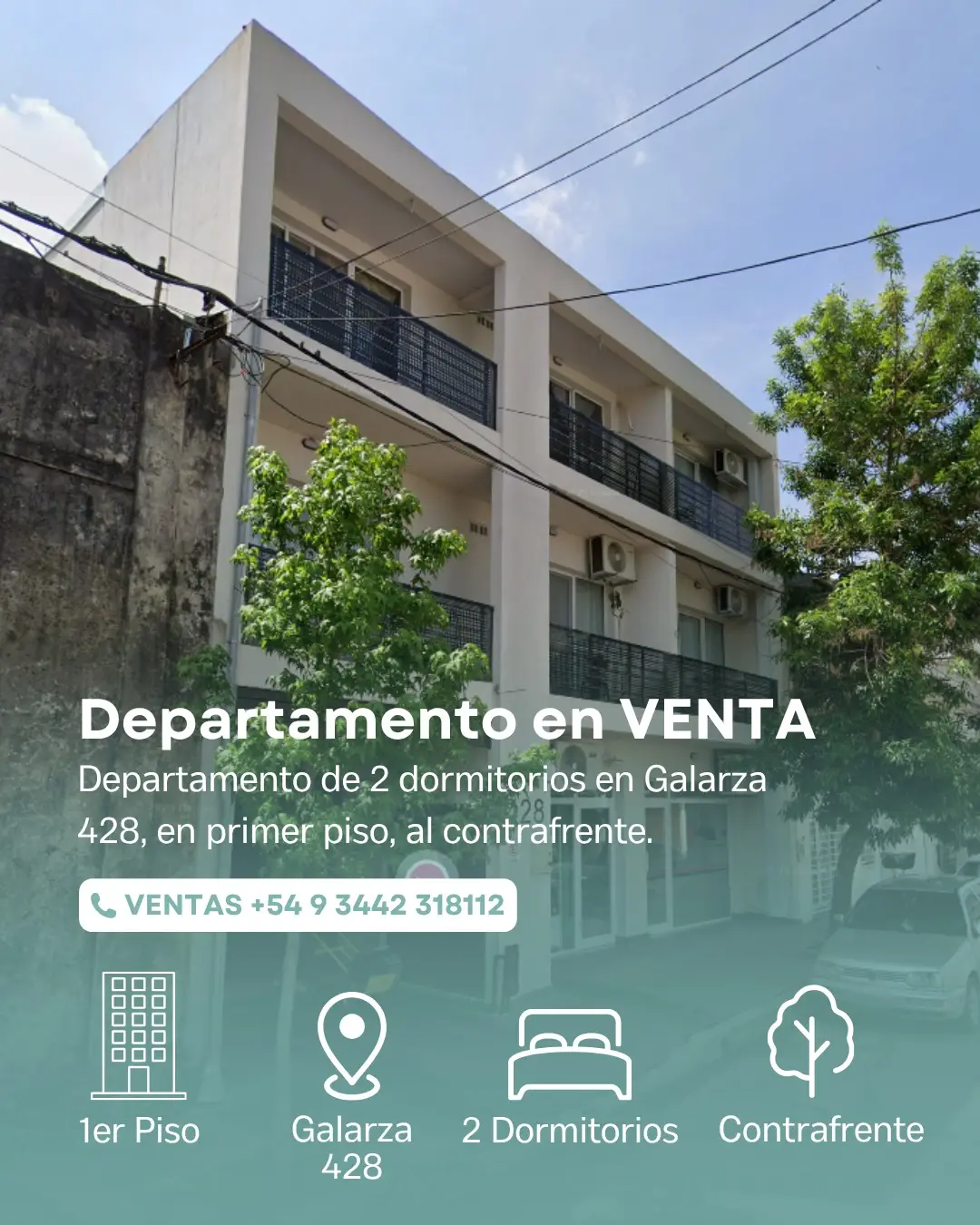 Departamento de 2 dormitorios en venta en Concepción del Uruguay — foto 2