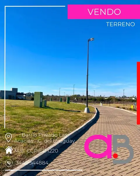 Terreno en venta en Barrio privado, Concepción del Uruguay
