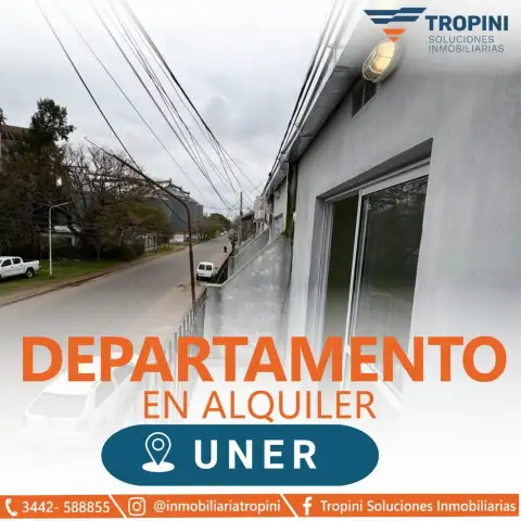 Departamento de 1 dormitorio en alquiler en Concepción del Uruguay