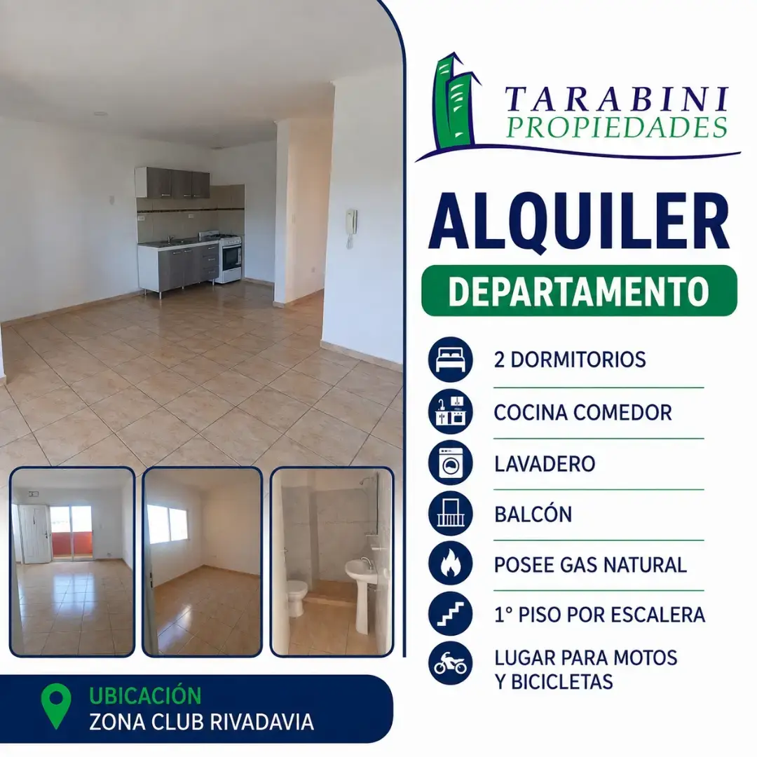 Departamento de 2 dormitorios en alquiler en Concepción del Uruguay — foto 1