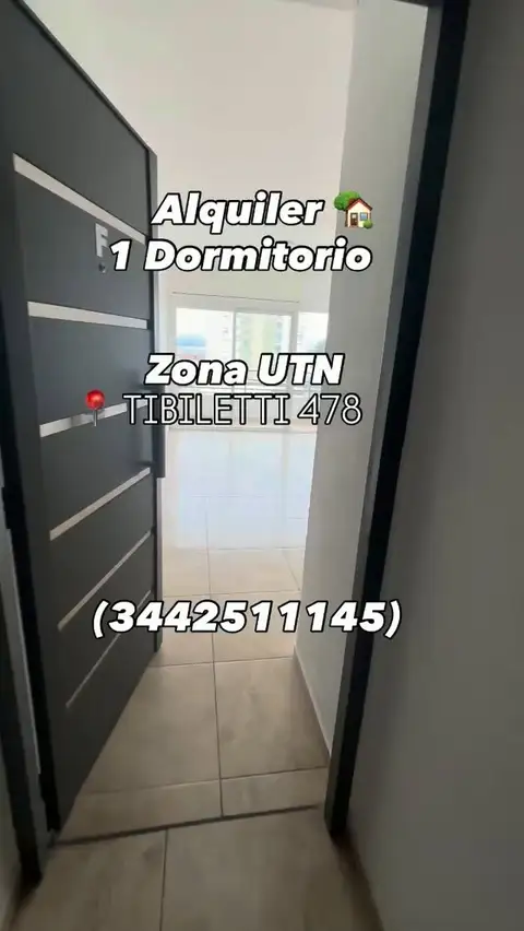 Departamento de 1 dormitorio en alquiler en Zona universidades, Concepción del Uruguay