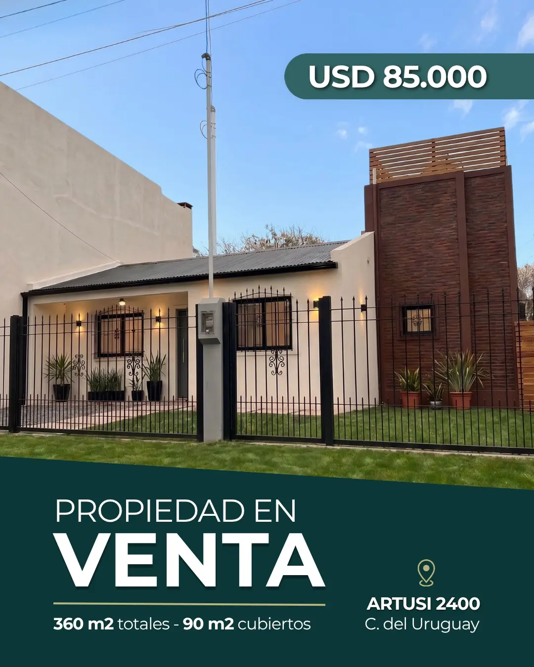 Casa de 3 dormitorios en venta en Concepción del Uruguay — foto 1