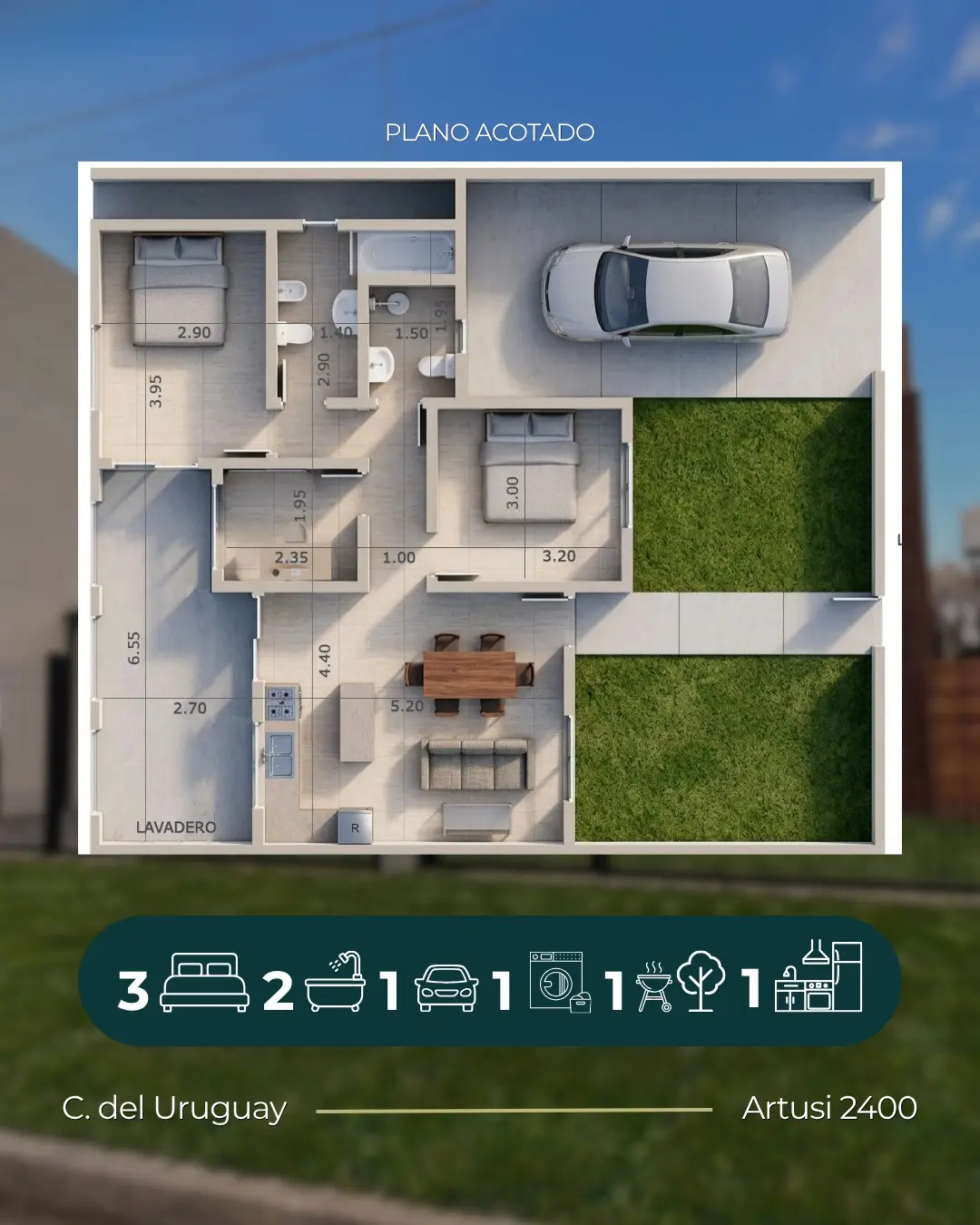 Casa de 3 dormitorios en venta en Concepción del Uruguay — foto 2