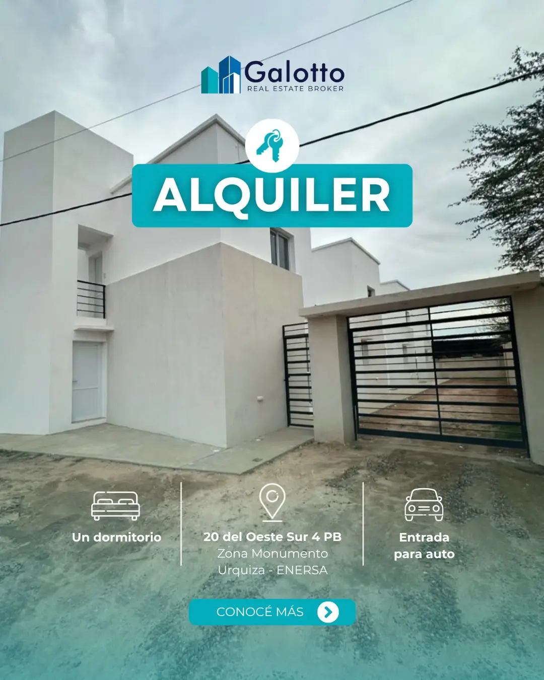Departamento de 1 dormitorio en alquiler en Concepción del Uruguay — foto 1