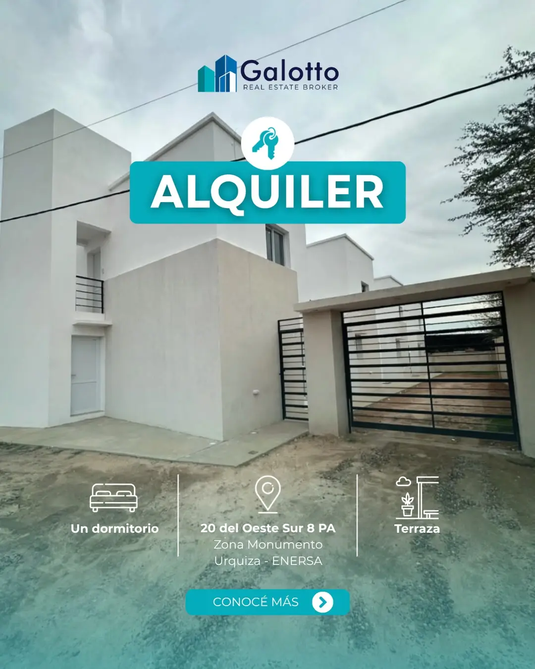 Departamento de 1 dormitorio en alquiler en Concepción del Uruguay — foto 1