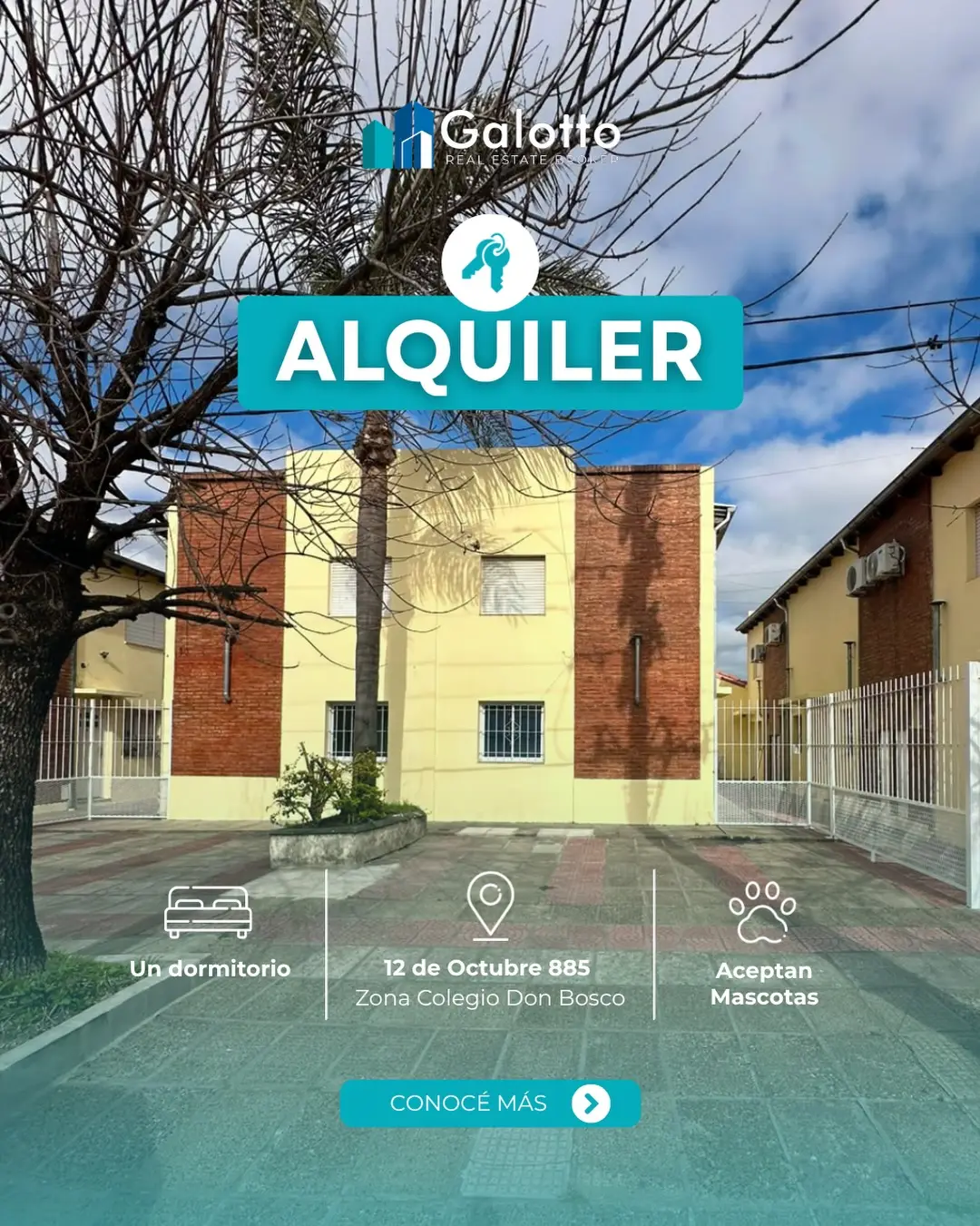 Departamento de 1 dormitorio en alquiler en Concepción del Uruguay — foto 1