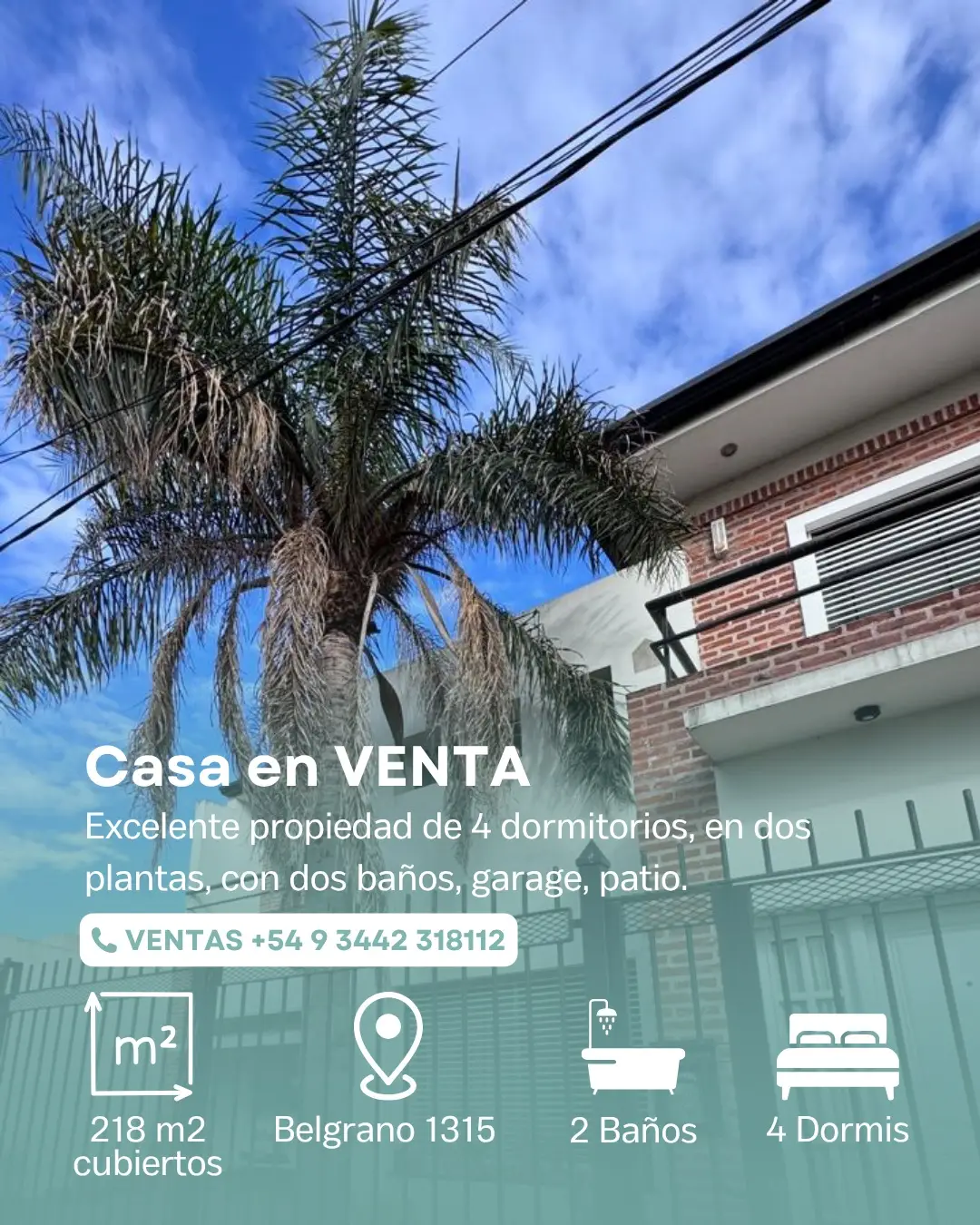 Casa de 4 dormitorios en venta en Concepción del Uruguay — foto 2