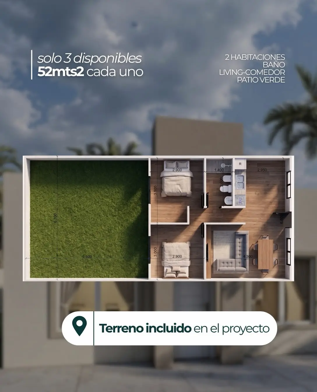 Casa de 2 dormitorios en preventa en Concepción del Uruguay — foto 2