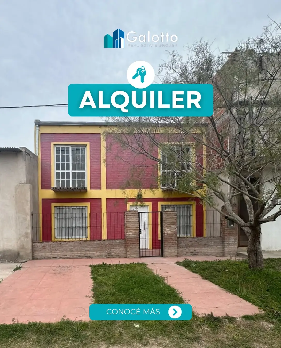 Casa de 2 dormitorios en alquiler en Barrio 150 Viviendas, Concepción del Uruguay — foto 1
