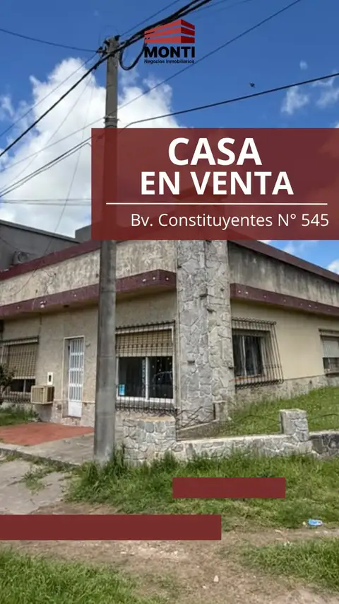Casa de 3 dormitorios en venta en Concepción del Uruguay